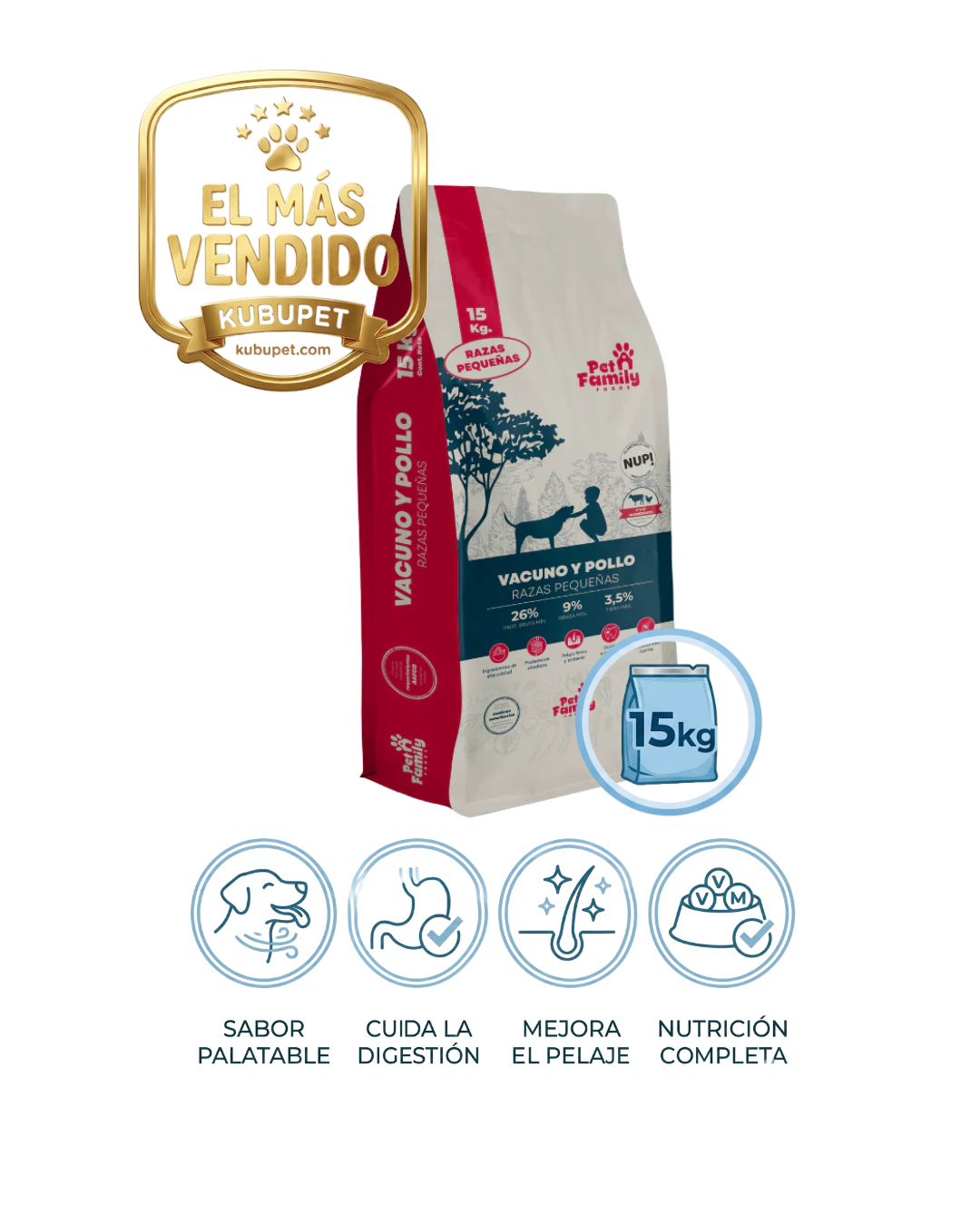 Pet Family Razas Pequeñas 15KG