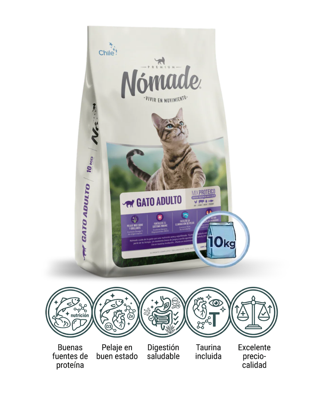 Nómade Gato 10kg