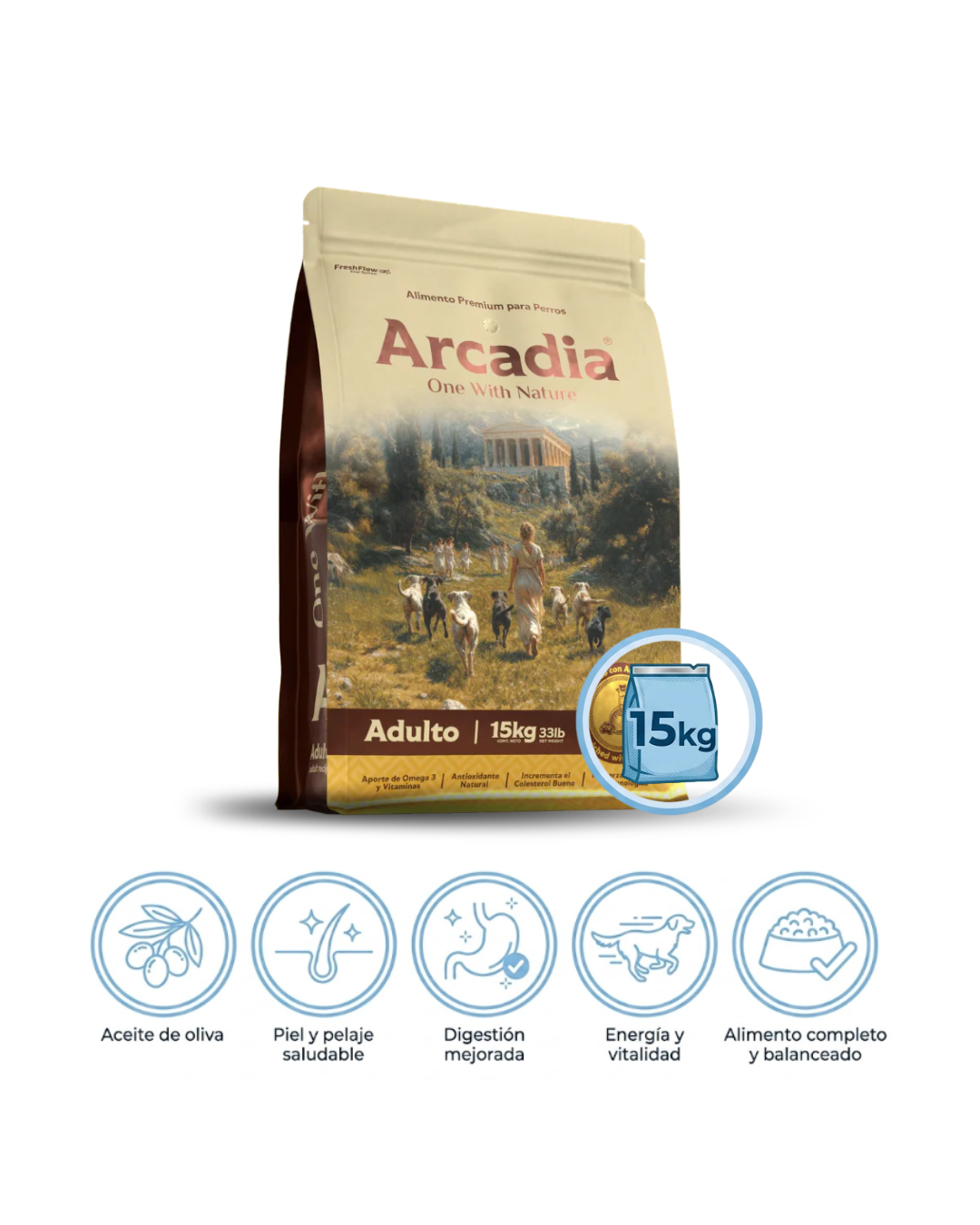 Arcadia Adulto 15kg