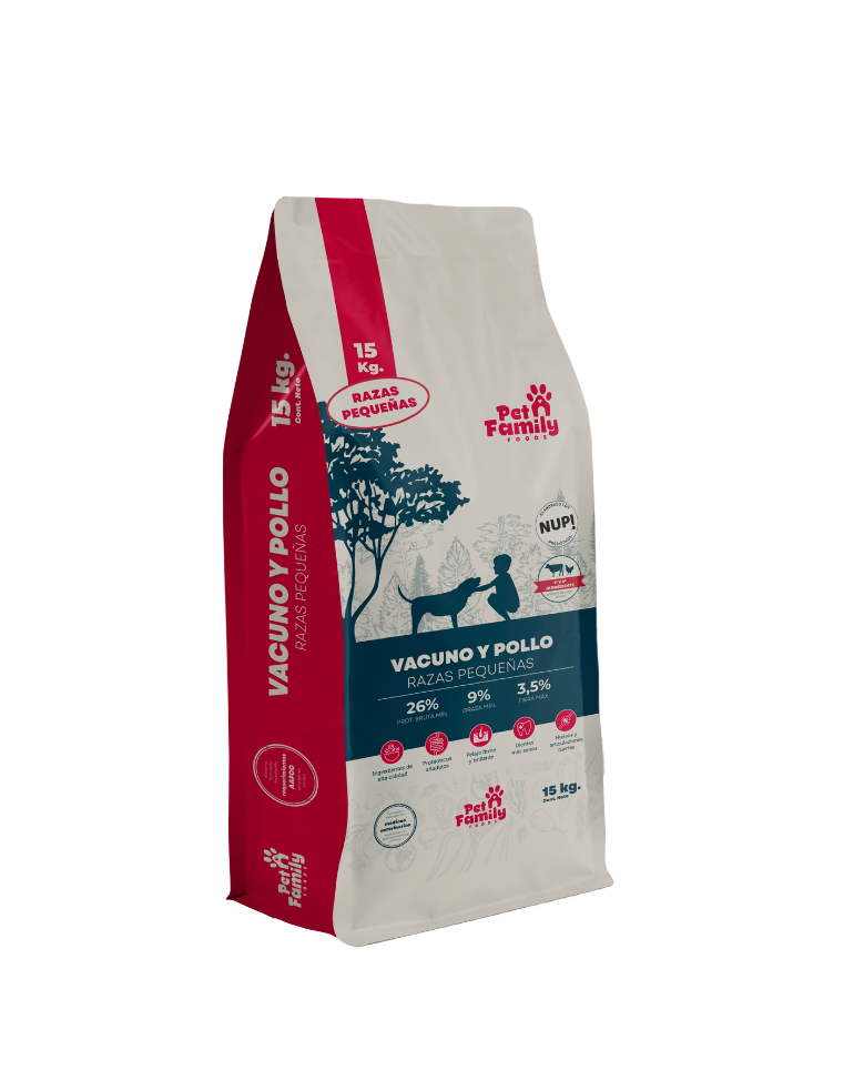 Pet Family Foods Vacuno y Pollo Razas Pequeñas 5KG
