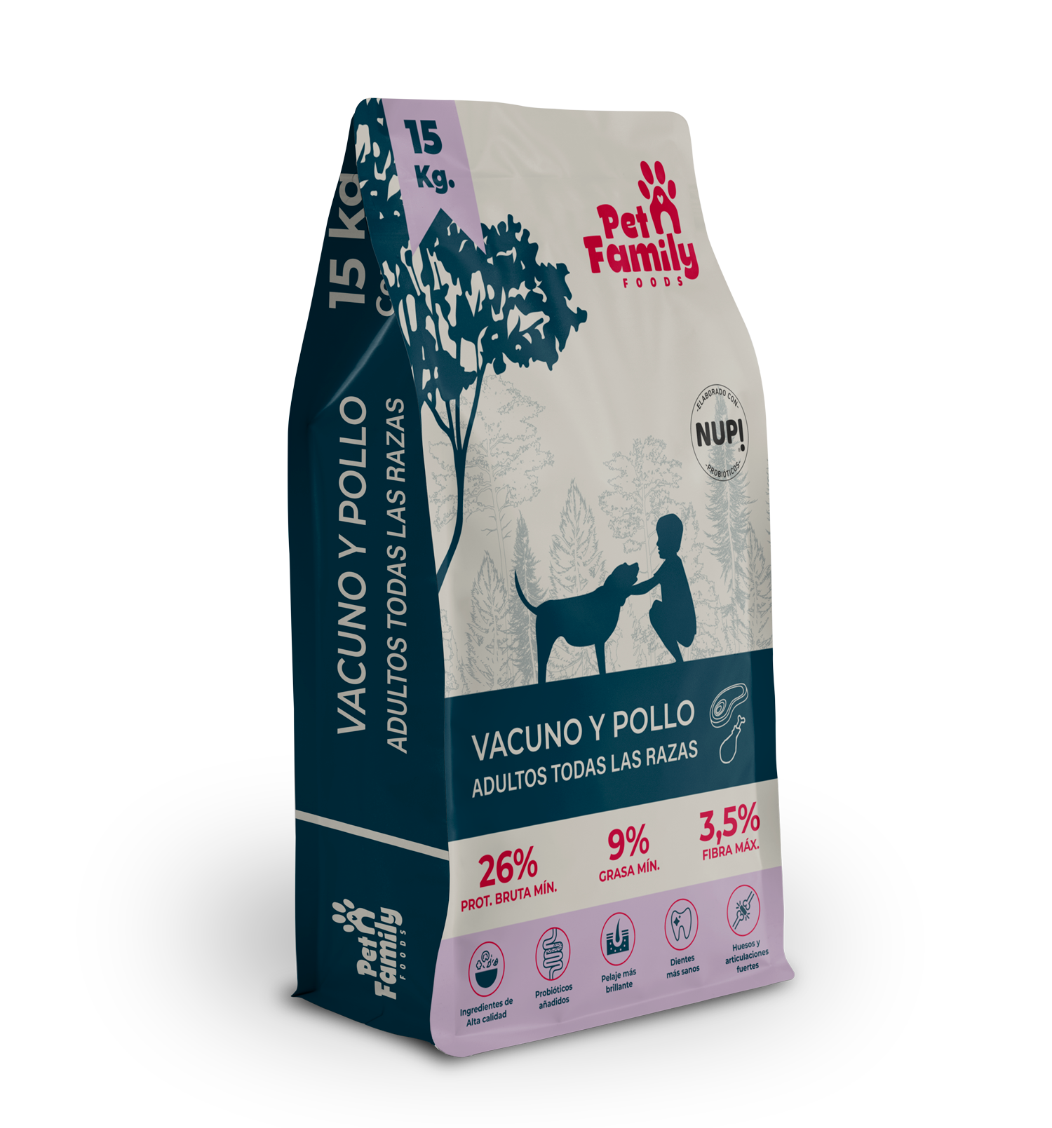 Pet Family Foods Vacuno y Pollo 5KG